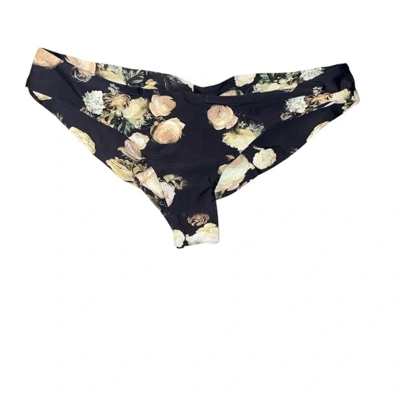 Boys + Arrows Black and Cream Floral Swimwear - Picture 2 of 3
